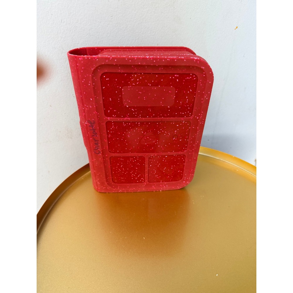Silipint Silicone 45 oz Go Go Bento Box Red Speckle‎
